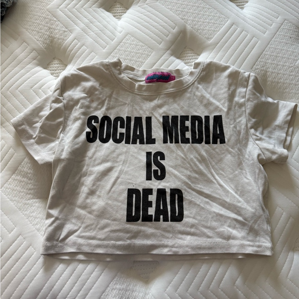 White Graphic Kids T-Shirt